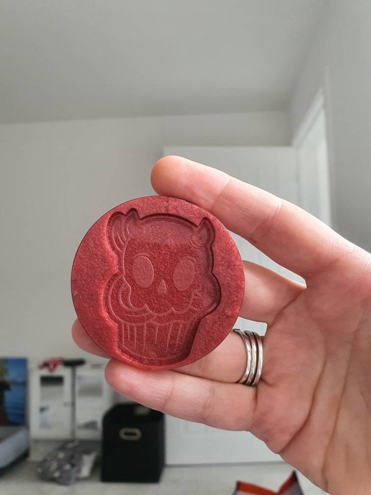 2 inch Devil Skull Cupcake Silicone Mould