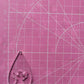 2 inch Christmas Angel Teardrop Earrings Silicone Mould