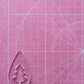 2 inch Christmas Tree Teardrop Earrings Silicone Mould
