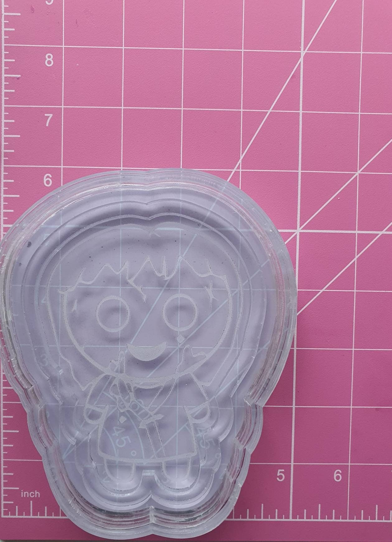 5 inch Evil Lady Tray Silicone Mould