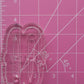 2.5 inch Heart Daggers Silicone Mould
