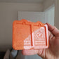 2.5 inch Pumpkin Tarot Cards Silicone Mould