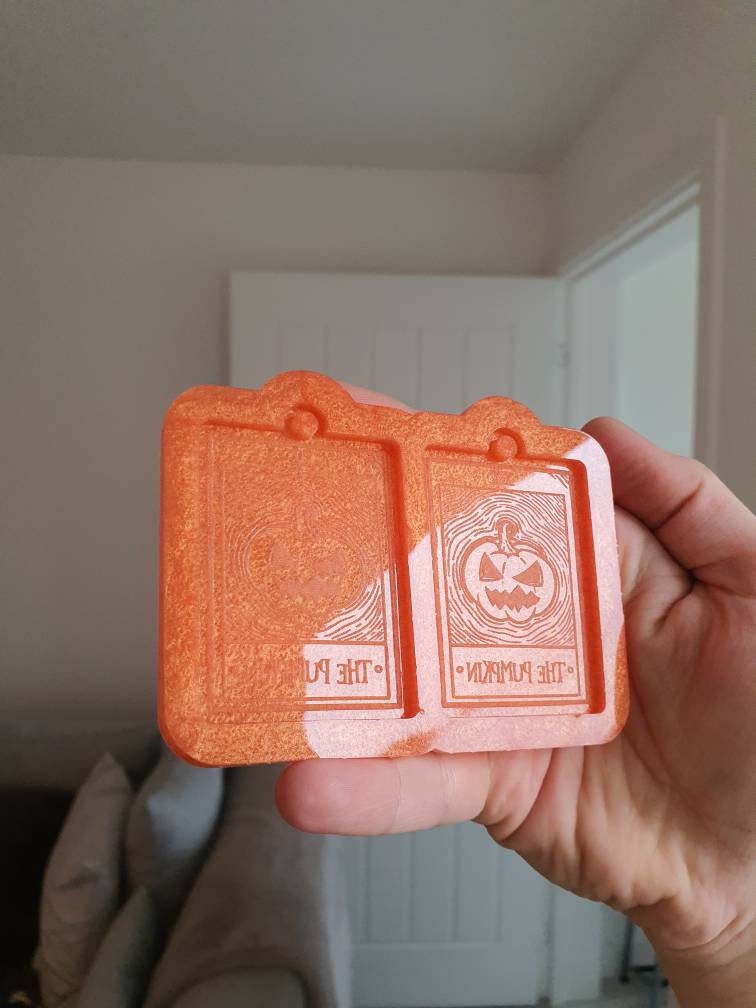 2.5 inch Pumpkin Tarot Cards Silicone Mould