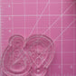 2.5 inch Pumpkin Planchettes Silicone Mould