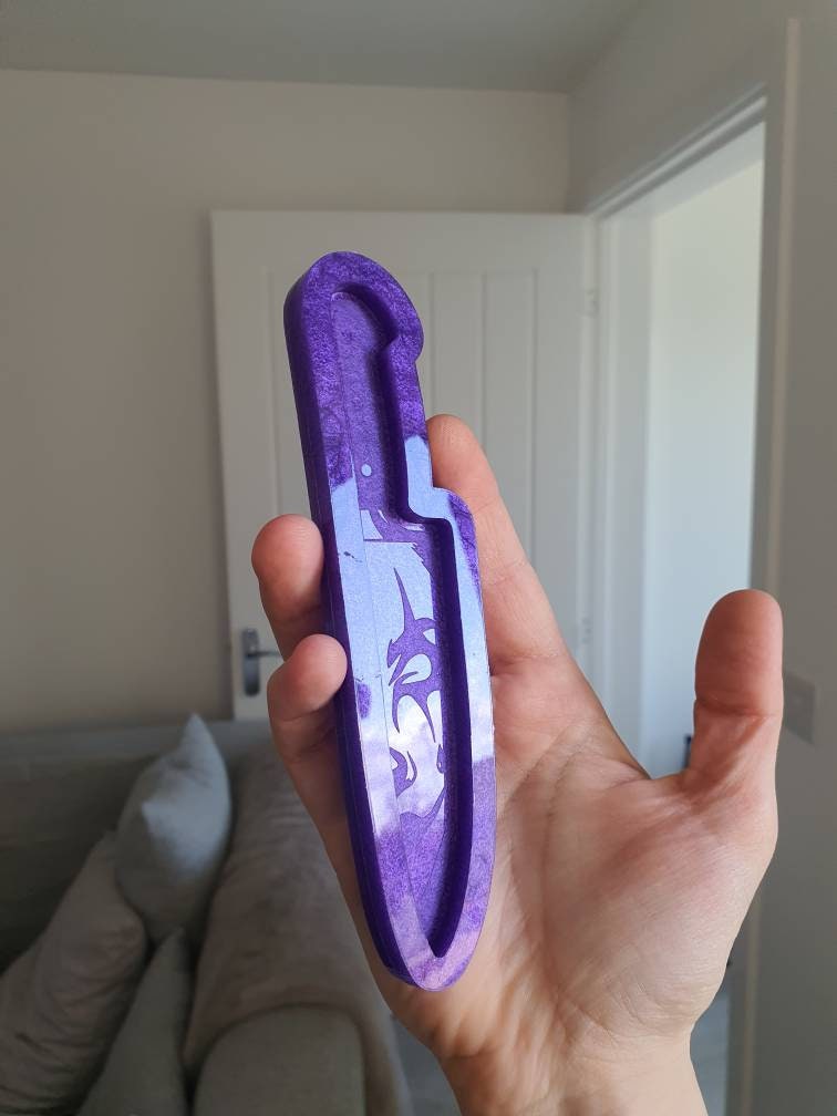 6 inch Clown Lady Knife Silicone Mould