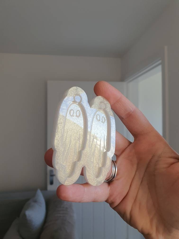 2.5 inch Ghosties Silicone Mould