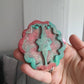 2.5 inch Christmas Bats In Santa Hats Silicone Mould