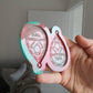 2.5 inch Spooky Christmas Planchettes Silicone Mould