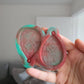 2.5 inch Spooky Christmas Planchettes Silicone Mould