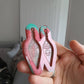 2.5 inch Skull Christmas Decorations Silicone Mould