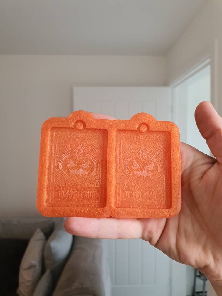 2.5 inch Pumpkin Tarot Cards Silicone Mould