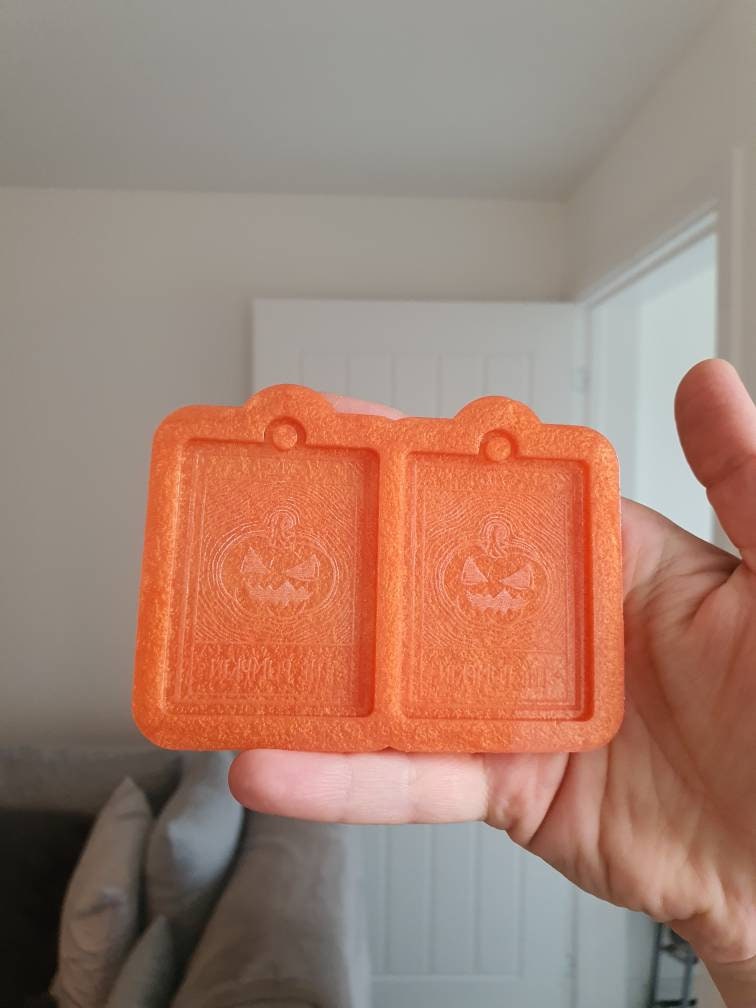 2.5 inch Pumpkin Tarot Cards Silicone Mould