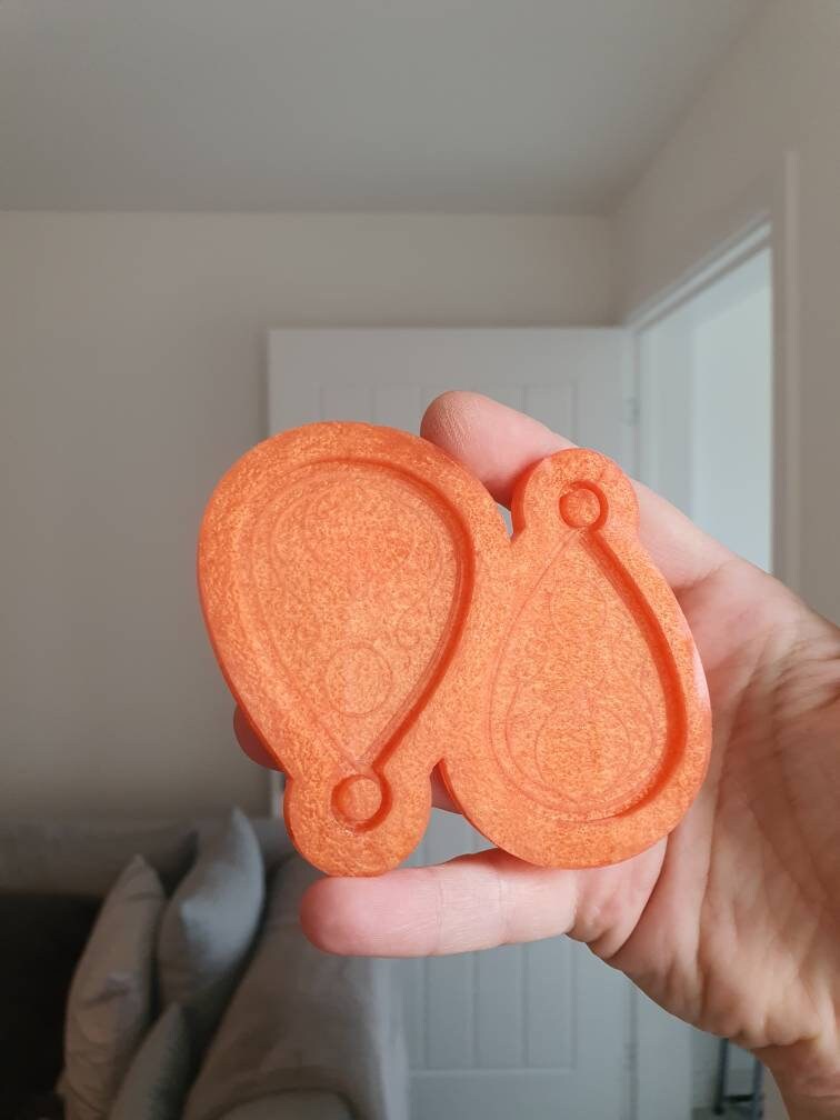 2.5 inch Pumpkin Planchettes Silicone Mould