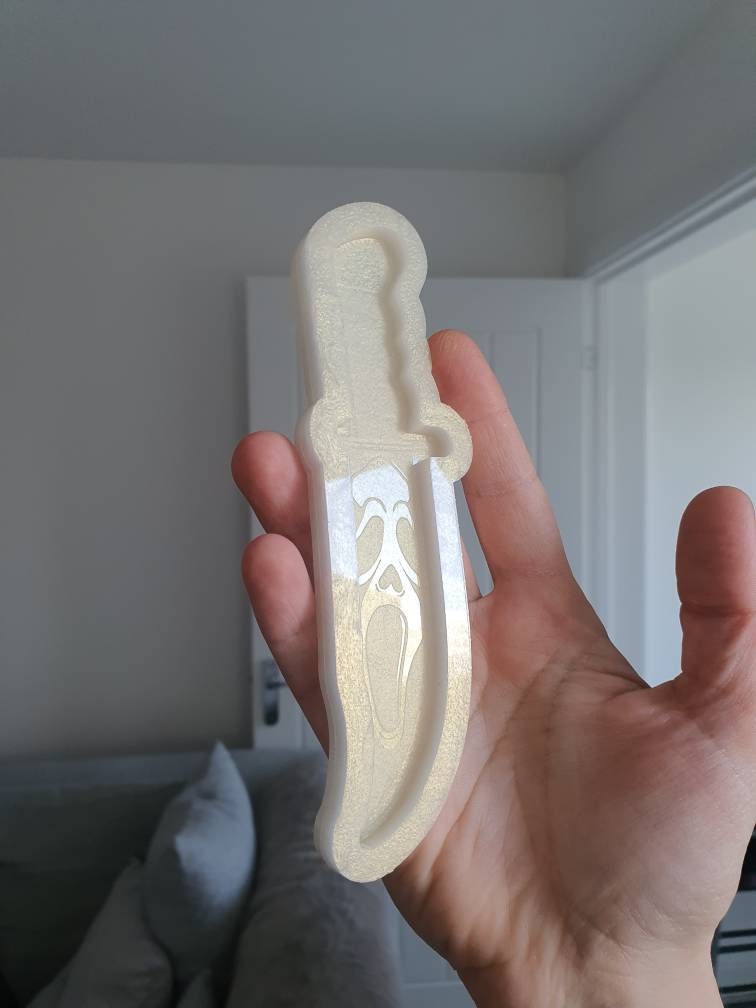 6 inch Scream Knife Silicone Mould