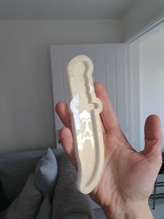 6 inch Scream Knife Silicone Mould