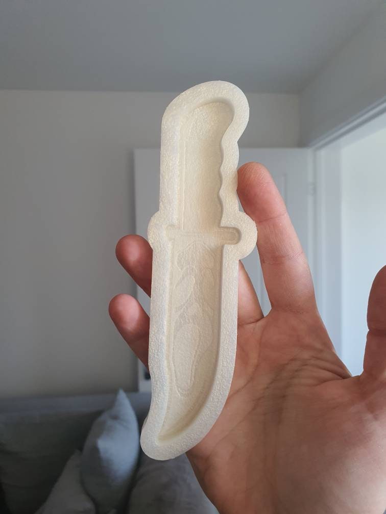 6 inch Scream Knife Silicone Mould