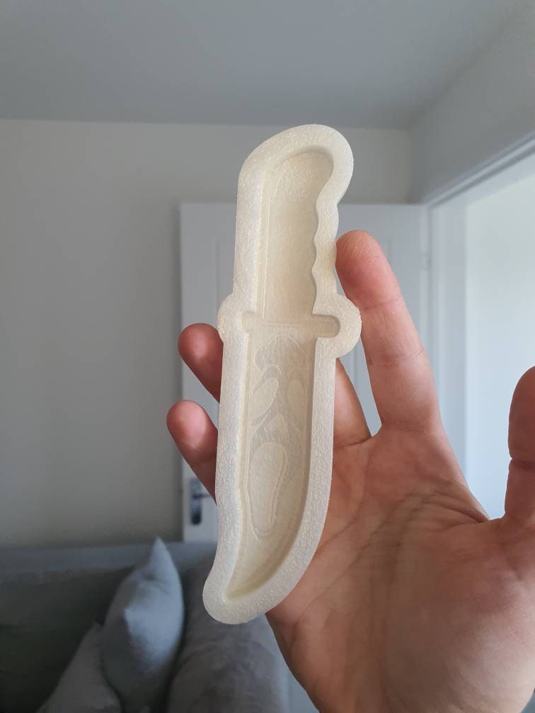 6 inch Scream Knife Silicone Mould