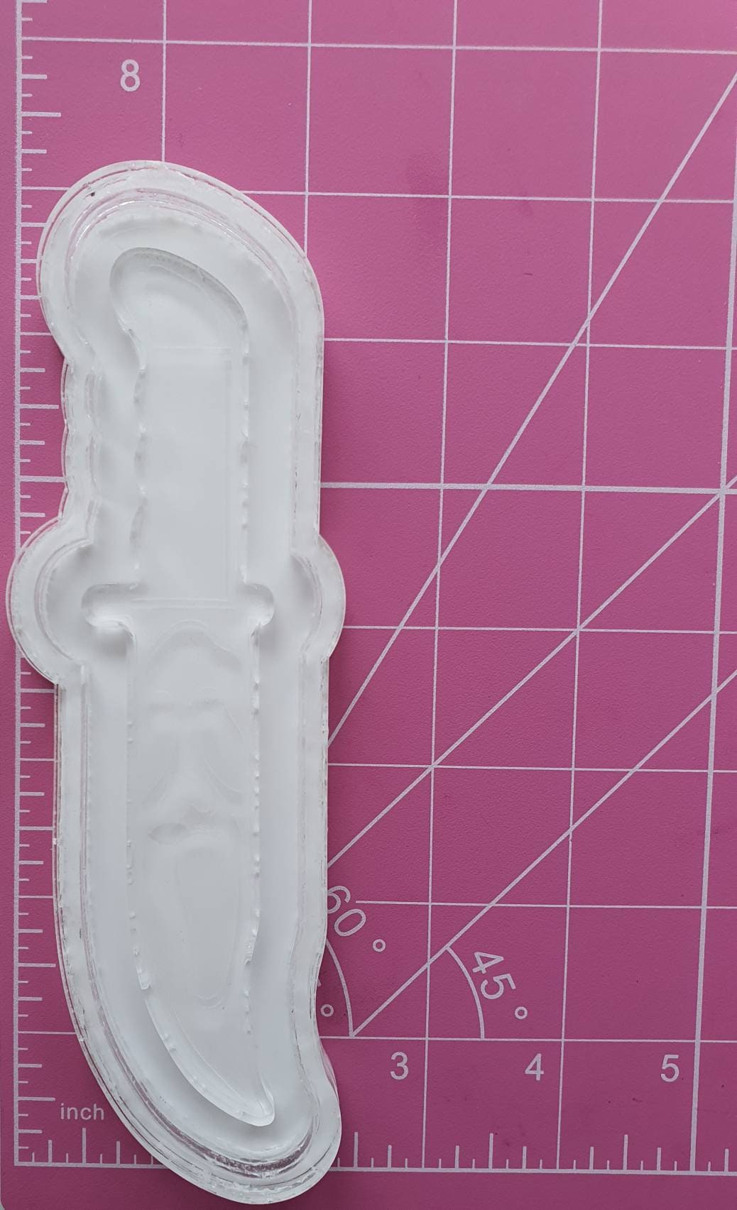 6 inch Scream Knife Silicone Mould