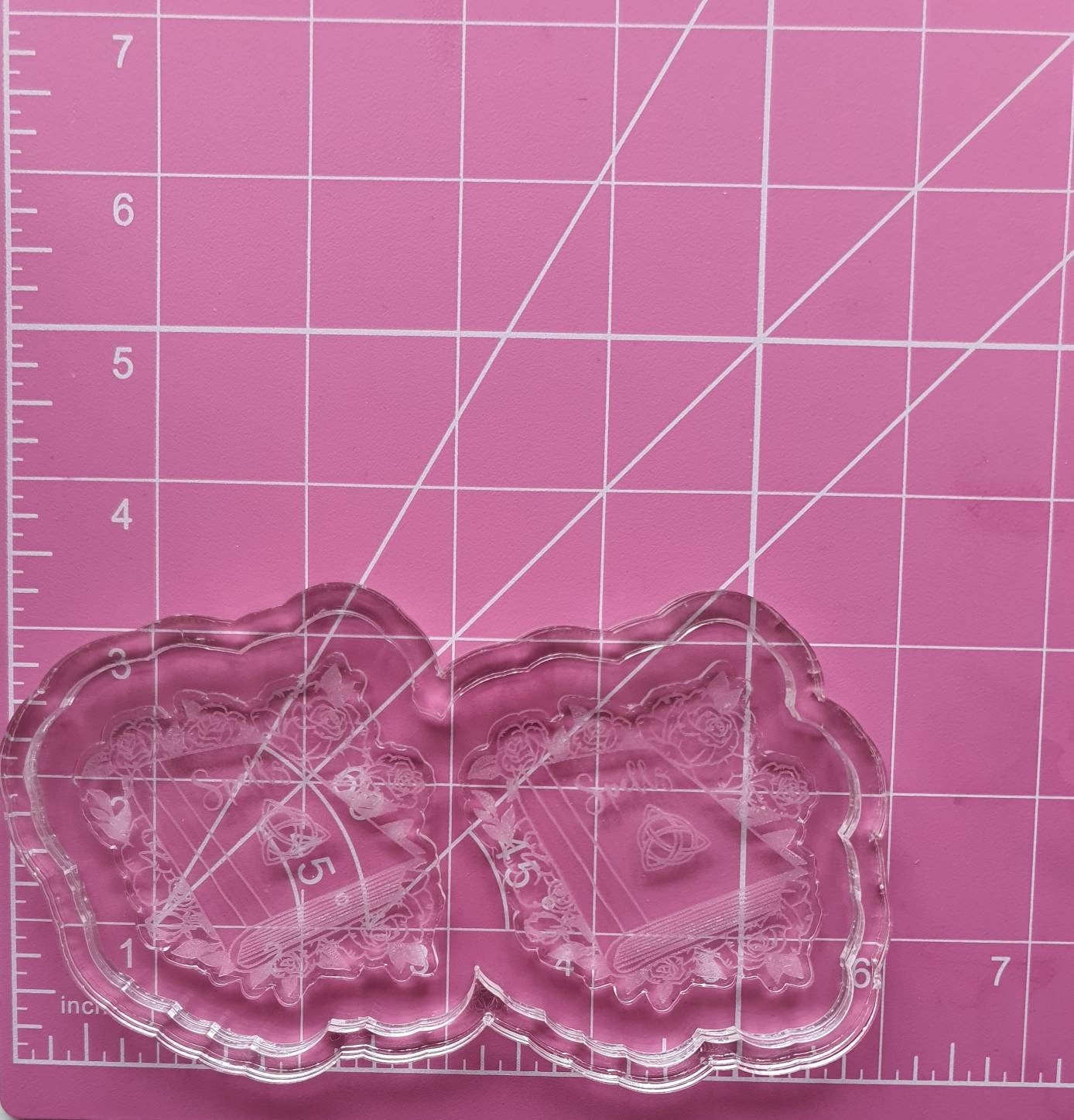 2.5 inch Spells Books Silicone Mould