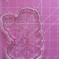6 inch Needle Man Scare Bear Silicone Mould