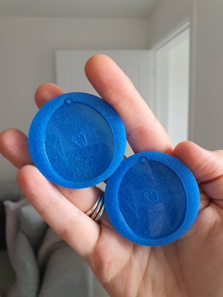 1.7 inch Round Game Silicone Moulds