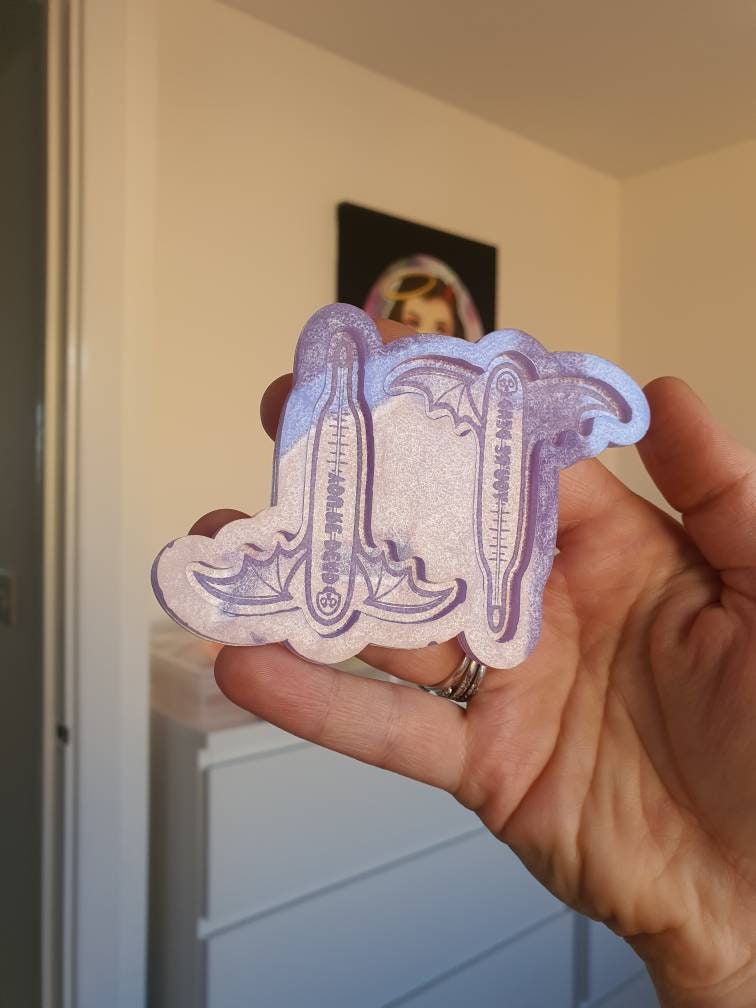 2.5 inch Bat Winged Thermometers Silicone Mould