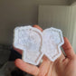 2.5 inch Floral Ghost Silicone Mould