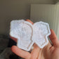 2.5 inch Floral Ghost Silicone Mould