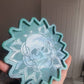 6 inch Skull Snake Mandala Silicone Mould