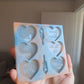 1.6 inch Rude Love Hearts Silicone Mould Set 1