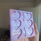 1.6 inch Rude Love Hearts Silicone Mould Set 2