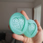 2.1 inch Brain Heart Silicone Moulds