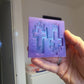 2.5 inch Dripping Pentagram Crosses Silicone Mould