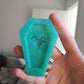2.75 inch Layered Baphomet On Coffin Silicone Mould