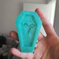 2.75 inch Layered Baphomet On Coffin Silicone Mould
