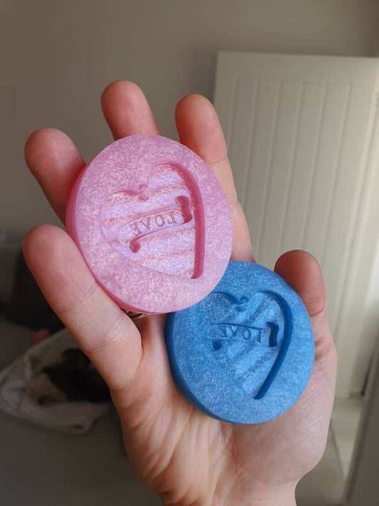 1.5 inch Layered Love Hearts Silicone Moulds