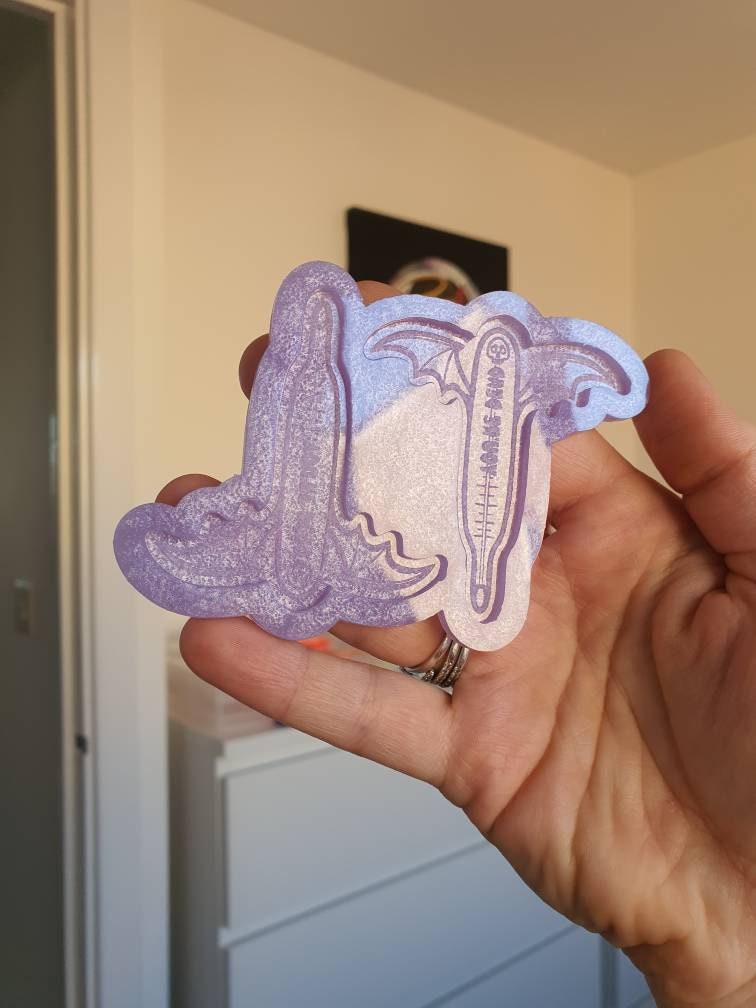 2.5 inch Bat Winged Thermometers Silicone Mould