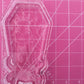 6 inch Spider Lady Coffin Silicone Mould