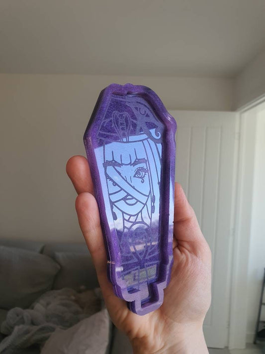 6 inch Egyptian Lady Coffin Silicone Mould