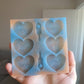 1.6 inch Rude Love Hearts Silicone Mould Set 1