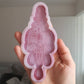 6 inch Dripping Skull Dagger Silicone Mould