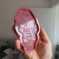 5 inch Till Death Do Us Apart Coffin Silicone Mould