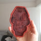 5 inch Till Death Do Us Apart Coffin Silicone Mould