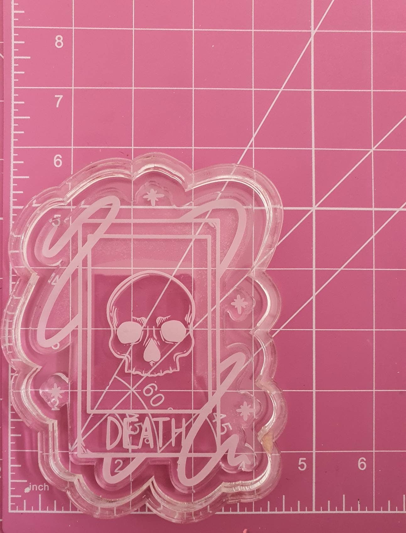 5 inch Death Tarot Card Silicone Mould