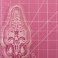 6 inch Dripping Skull Dagger Silicone Mould