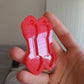 2.5 inch Heart Arrows Silicone Mould