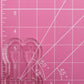 2.5 inch Heart Arrows Silicone Mould