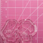 2.5 inch Spooky Dog Silicone Mould