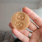 0.75 inch Cute Skull Heads Silicone Mould