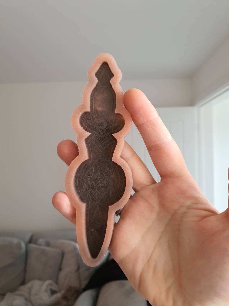 6 inch Pumpkin Dagger Silicone Mould